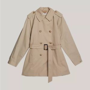 NWT Tommy Hilfiger Belted Beige Trench Coat